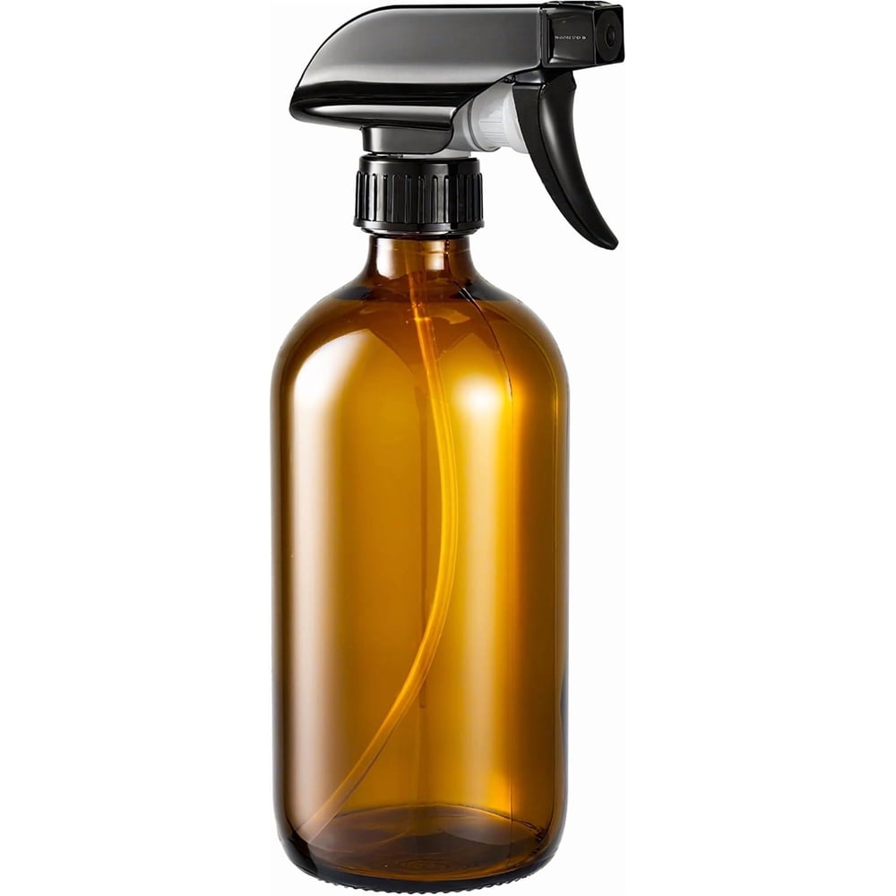 Amber Glass Spray Bottles 16oz, 3-Pack with Trigger Sprayers for Car Detailing Solutions 3-Pack product photo