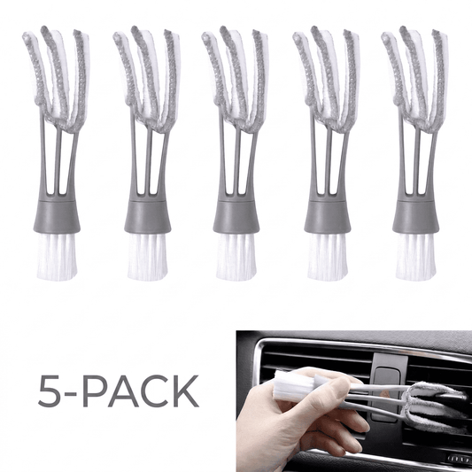 Air Vent Detailing Brush 5-Pack, Soft Double-Head Bristle, Dashboard Louver & AC Vent Cleaning Tool  product photo