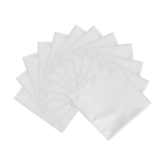 Suede Microfiber Applicator Cloths, 10-Pack 4 x 4 Inch Lint-Free Coating Wipes, White  product photo