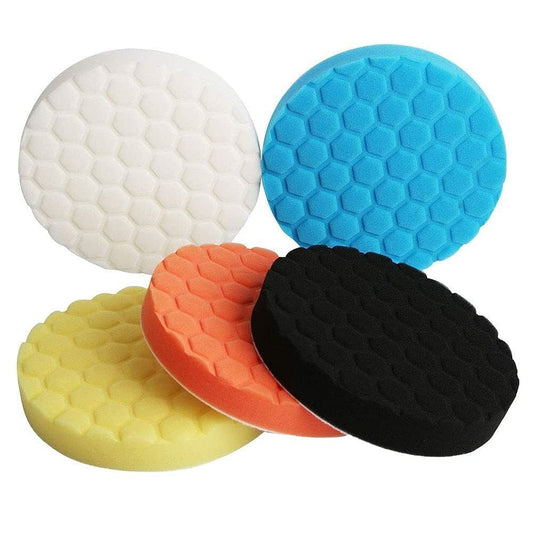 Dual-Density Foam Polish Pads 8-Pack, Firm & Soft Sided Auto Detailing Sponges  product photo