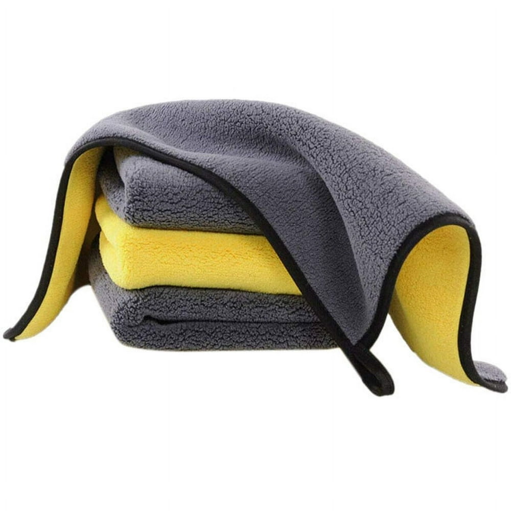 Dual-Pile Microfiber Buffing Towels 600GSM 16x16in, 6-Pack Scratch-Free Polish Cloths  product photo