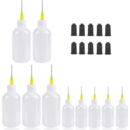 Empty Narrow-Tip Precision Applicator Squeeze Bottles, 6-Pack 2oz Detailing  product photo
