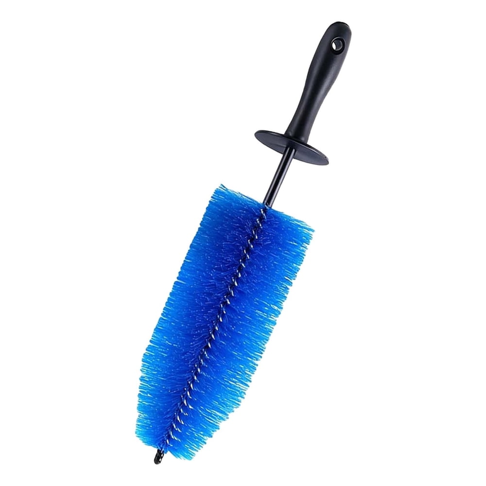 Flexible Bendable Wheel Barrel Brush, Long-Handle Coated Wire for Deep Rim and Caliper Cleaning  product photo
