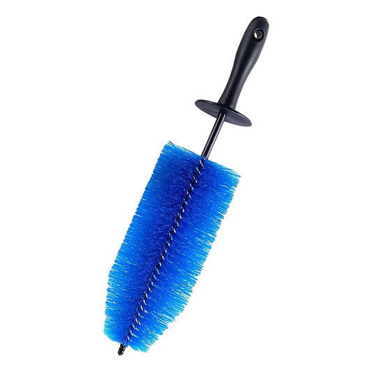 Flexible Bendable Wheel Barrel Brush, Long-Handle Coated Wire for Deep Rim and Caliper Cleaning  product photo