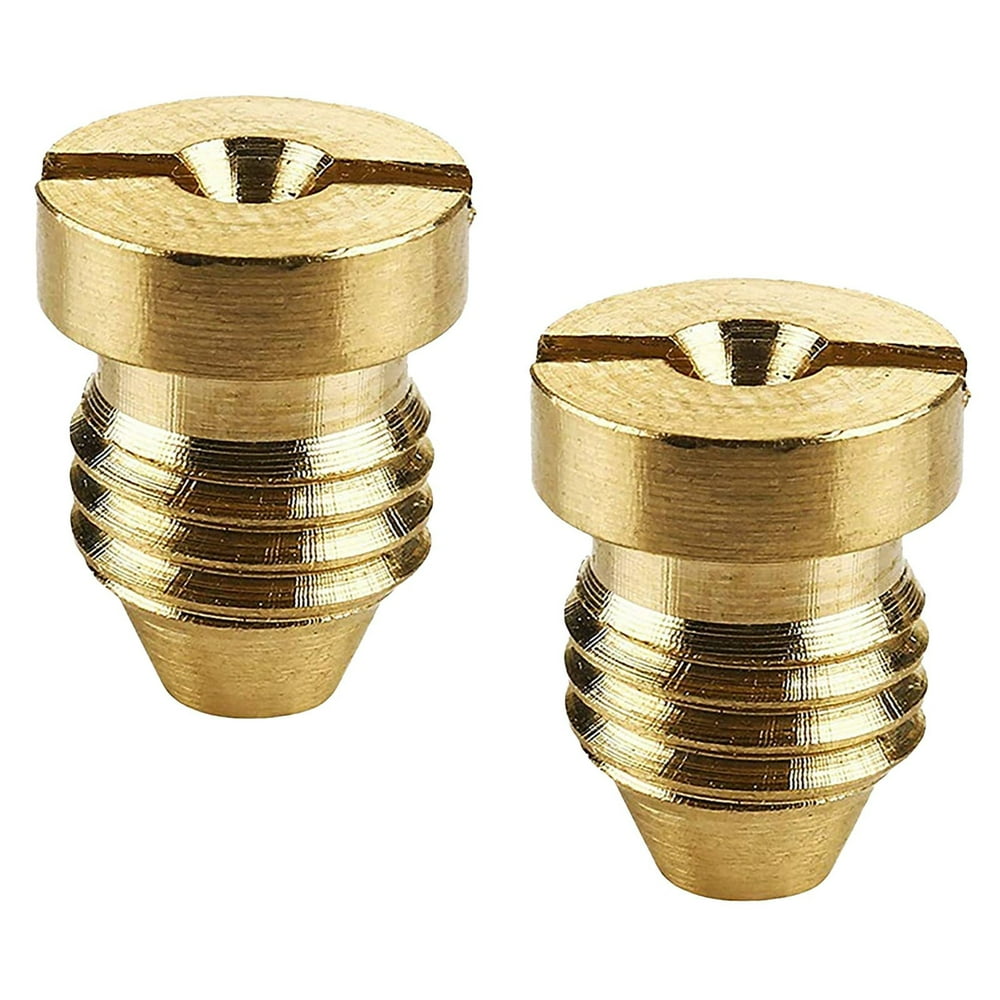 Foam Cannon Pressure Adjustment Knob Replacement, 2-Pack Solid Brass Threaded Detailing Part  product photo