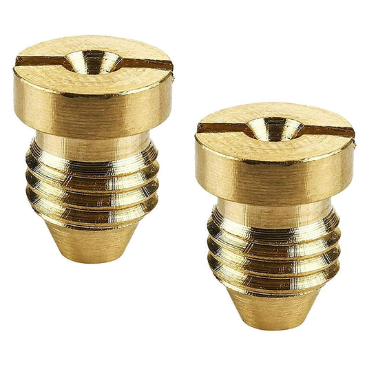 Foam Cannon Pressure Adjustment Knob Replacement, 2-Pack Solid Brass Threaded Detailing Part  product photo