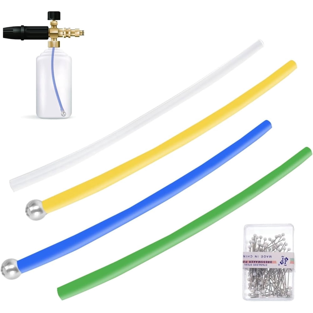 Foam Cannon Replacement Pickup Tube 3-Pack, Siphon Hose with Strainer Filter 3-Pack product photo