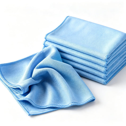 Glass Cleaning Microfiber Cloths 12x16in, 10-Pack Lint-Free Streak-Free for Auto Windows  product photo