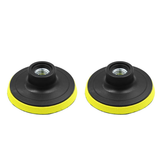Hook and Loop Backing Plate, 3 Inch with Spindle Adapter for Polisher Pads, 2-Pack  product photo