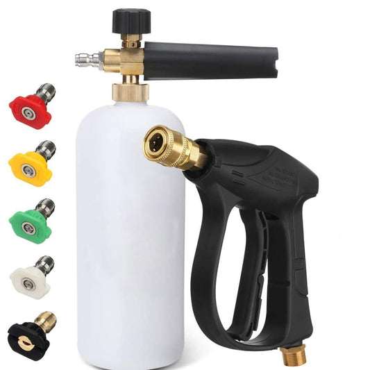 Foam Cannon for Pressure Washer, M22 Threaded Snow Foam Lance with Adjustable Ratio Dial  product photo