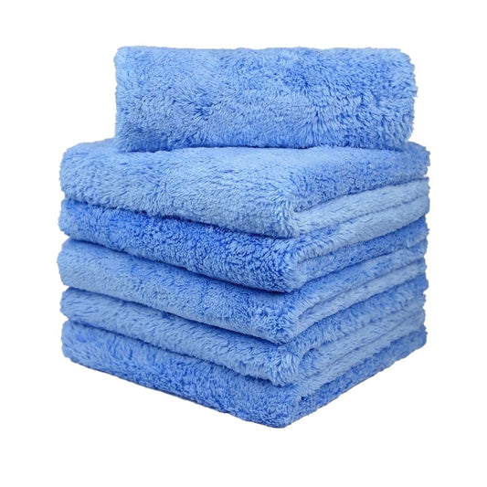 Microfiber Detailing Towels for Cars, 12-Pack 16x16in 350GSM Edgeless All-Purpose Cloths  product photo