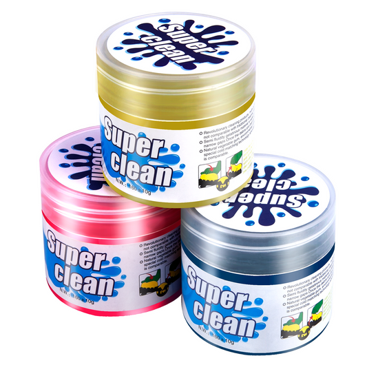 Reusable Car Vent Cleaning Gel, 2-Pack Dust-Cleaning Putty for Air Vents, Console and Keyboard  product photo