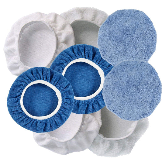 Synthetic Wool Wash Pad with Mesh Backing, Lint-Free Two-Sided Car Wash & Bug Removal Pad  product photo