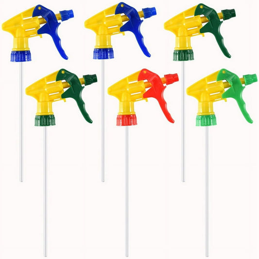 Heavy-Duty Trigger Sprayer Replacement Heads, 6-Pack Adjustable Nozzle Bottle Tops  product photo
