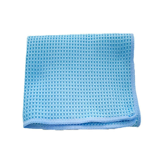 Waffle Weave Glass Cleaning Towels 16x16in, 6-Pack Streak-Free Lint-Free for Car Windows & Mirrors  product photo
