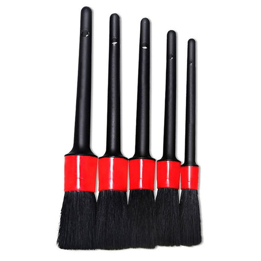 Wheel Face & Spoke Detailing Brush, 3-Pack Soft Boar Hair for Rim Faces and Trim  product photo